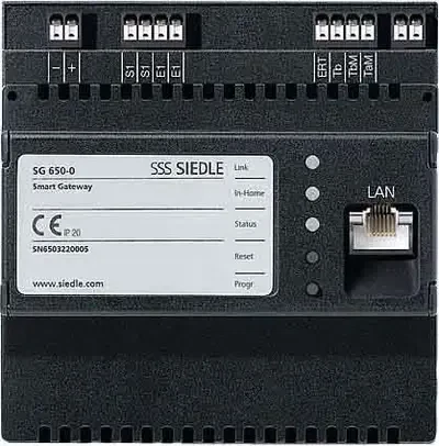 Siedle SG 650-0 Smart Gateway Professional, 50 IP-Teilnehmer