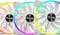 Alpenföhn Wing Boost 3 ARGB White Edition Triple, weiß, LED-Steuerung, Fernbedienung, 120mm, 3er-Pack Vorschaubild
