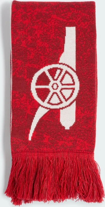 adidas FC Arsenal 2026/2027 Fanschal white/better scarlet/team coll burgundy 2