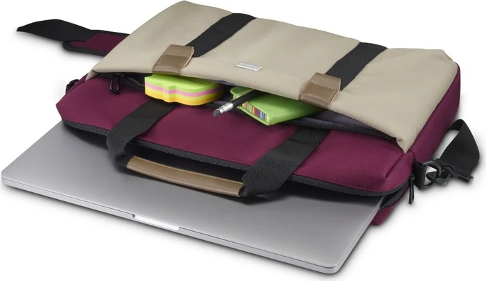 Hama Silvan 13.3"-14.1" Laptop-Tasche, bordeaux/beige