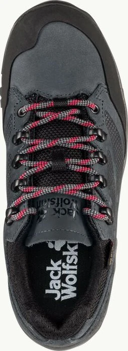 Jack Wolfskin Rebellion Texapore Low grau/rot (Damen)