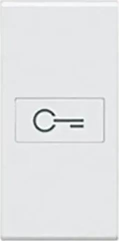 Bticino LivingLight Axial-Wippe Schlüssel 1-modulig, weiß