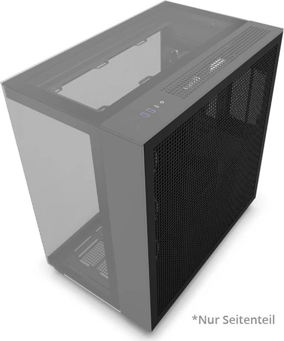 NZXT Seitenteil für NZXT H9, rechts, schwarz
