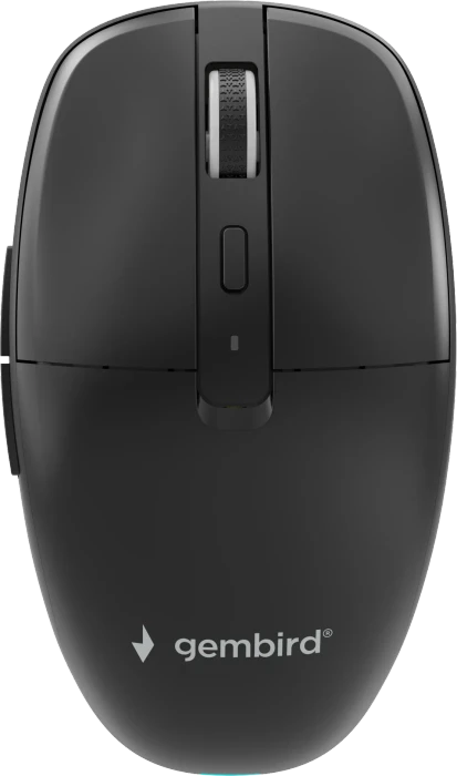 Gembird Dual-Mode 6-Button Wireless Mouse schwarz, USB/Bluetooth