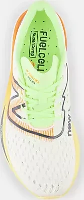 New Balance FuelCell SuperComp Pacer white/hot mango/bleached lime glo (Damen)