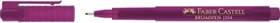 Faber-Castell Broadpen 1554 Faserschreiber 0.8mm magenta