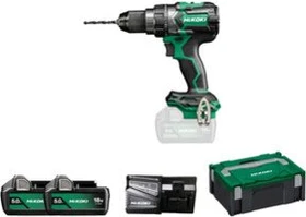 Hikoki DS18DCWPZ Akku-Bohrschrauber inkl. Koffer + 2 Akkus 5.0Ah