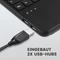 Perixx Periboard-526 Wired Mini Membrane Trackball Keyboard, schwarz, USB, UK Vorschaubild