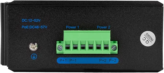 LogiLink NS200 Industrial Railmount Switch, 8x RJ-45, PoE+