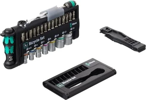 Wera Bicycle Set 3 Bitset/Steckschlüsselsatz inkl. Tasche, 39-tlg.