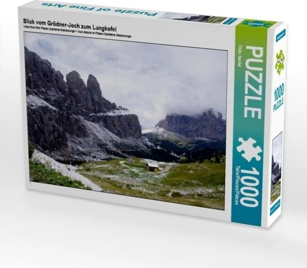 Calvendo Blick vom Grödner-Joch zum Langkofel