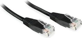 MicroConnect Patchkabel, Cat6, U/UTP, RJ-45/RJ-45, 10m, schwarz