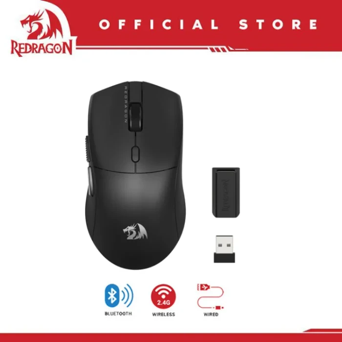 Redragon M919 SPARDA Ultra 8K Wireless Gaming Mouse schwarz, USB/Bluetooth
