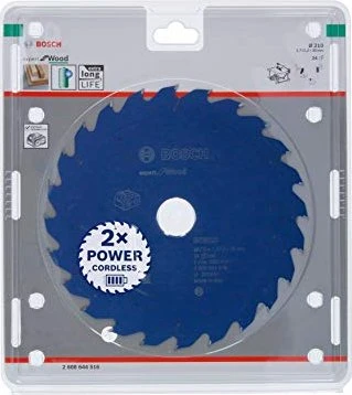 Bosch Professional Expert for Wood Kreissägeblatt 24Z, 210x1.4x30mm, 1 Stück