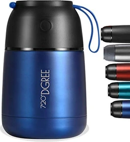 720°DGREE wunderJar Isolier-Speisegefäß 450ml sapphire blue