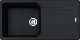 Franke Urban UBG 611-100 Einbau Becken reversibel black matt