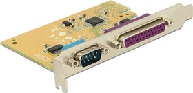 DeLOCK 1x seriell/1x parallel, PCIe 2.0 x1 (89446)
