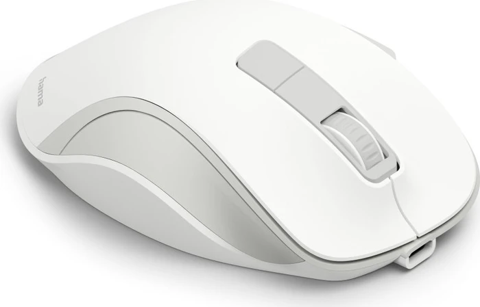 Hama MW-500 Ergonomic Silent Wireless weiß, USB