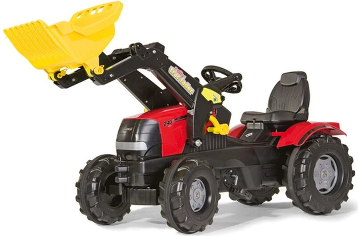 rolly toys rollyFarmtrac Case Puma CVX 225 Trettraktor mit Frontlader rot