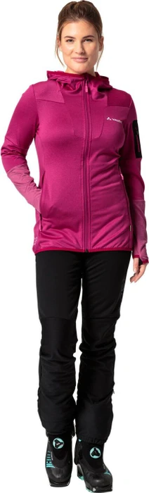 Vaude Monviso Fleece Hooded Funktionsjacke rich pink (Damen)