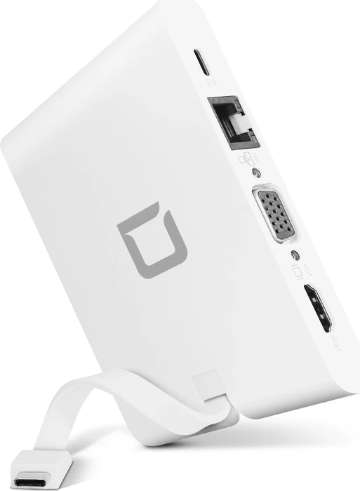 Dicota USB-C Portable Docking 9-in-1 HDMI, RJ-45, USB-C 3.0 [Stecker]