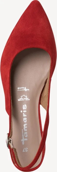 Tamaris Leder Slingpumps rot (Damen)