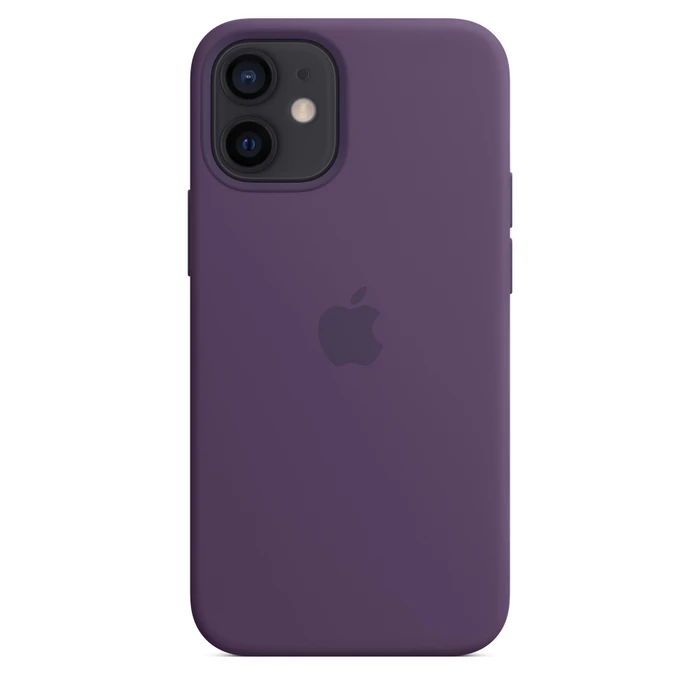 Apple Silikon Case mit MagSafe für iPhone 12 Mini Amethyst