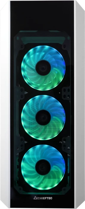 Chieftec Gamer GL-03B Scorpion 3 RGB, weiß, Glasfenster