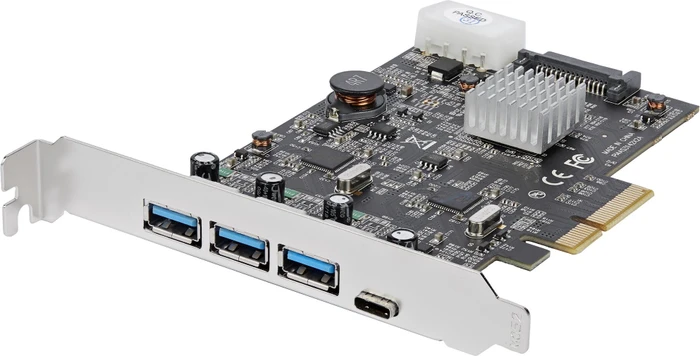 StarTech 1x USB-C 3.1, 3x USB-A 3.1, PCIe 3.0 x4
