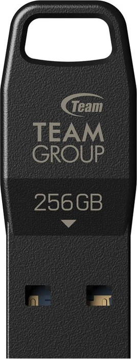 TeamGroup S5 256GB schwarz, USB-A, USB 3.2 Gen 1×1 (TS53256GB01)