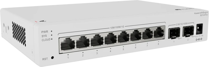 Huawei eKit SME Network eKitEngine S210 Series Desktop Gigabit Managed Switch, 8x RJ-45, 2x SFP