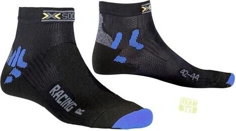 X-Bionic Bike Racing Fahrradsocken black/sky blue (Damen)