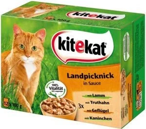 Kitekat Beutel Landpicknick in Soße, 1.20kg (12x 100g)