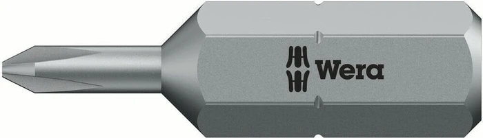 Wera 851/1 J Kreuzschlitz Bit 1/4", PH00x25mm, 1 Stück