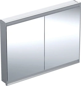 Geberit ONE Spiegelschrank ComfortLight, 2 Türen, UP-Montage, 120cm, Aluminium eloxiert