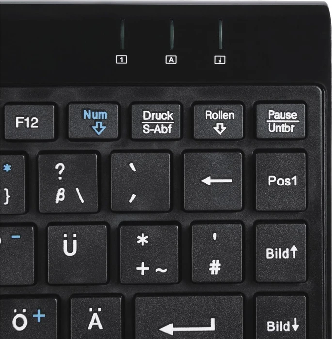 Hama SL720 Slimline Keyboard, USB, DE