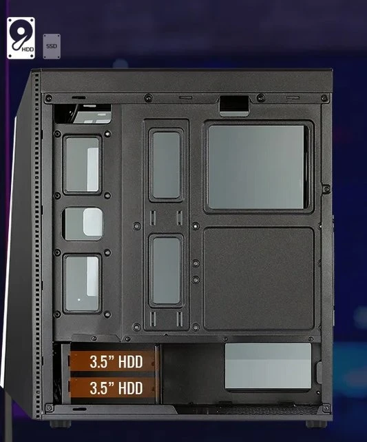AeroCool Shard, Glasfenster