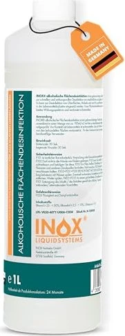 Inox Alkoholische Schnelldesinfektion Hand-/Flächendesinfektionsmittel, 1l