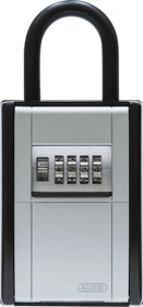 ABUS KeyGarage 797 mit Bügel Schlüsselkasten, schwarz/silber, mechanische Zahlenkombination