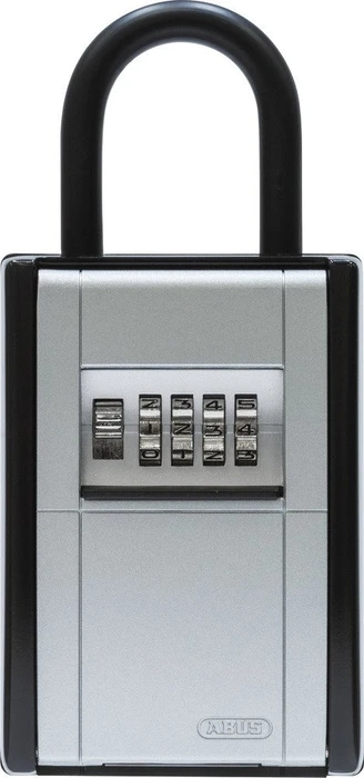 ABUS KeyGarage 797 mit Bügel Schlüsselkasten, schwarz/silber, mechanische Zahlenkombination