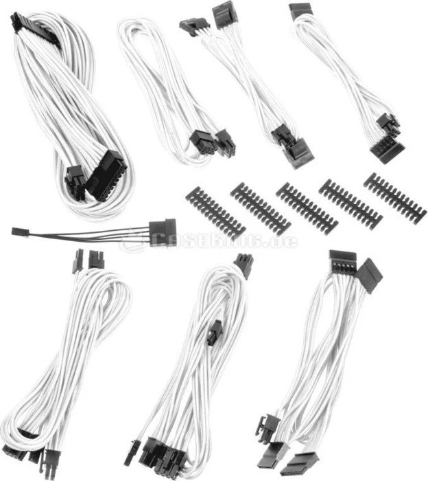 BitFenix Alchemy 2.0 BQT-SP-Series Kabel Kit für Netzteile, weiß