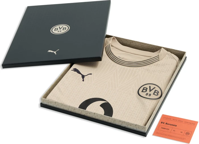 Puma BVB Borussia Dortmund Sondertrikot 2025/2026 Trikot kurzarm alabaster/puma black (Herren)