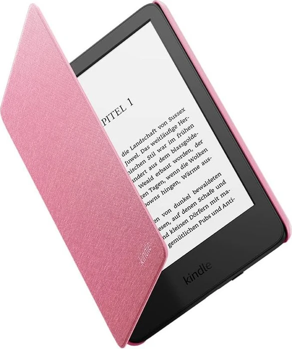 Amazon Stoffhülle für Kindle 2022 [11. Generation], Holzfaser, rosa