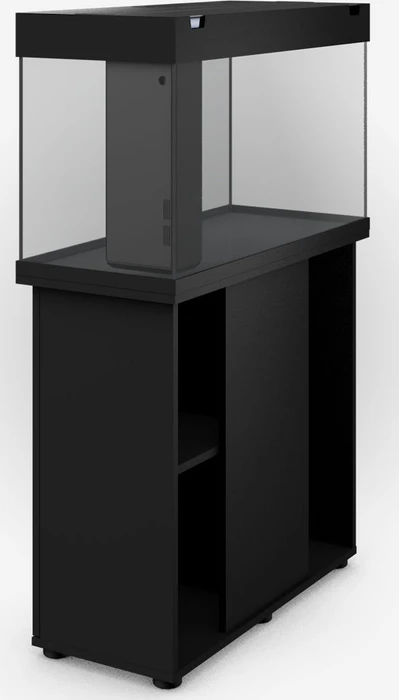 Juwel Rio 125 LED Aquarium-Set mit Unterschrank, schwarz/schwarz, 125l