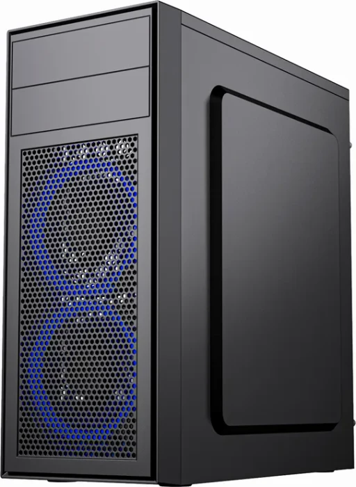 Gembird Fornax M100B Black, Glasfenster