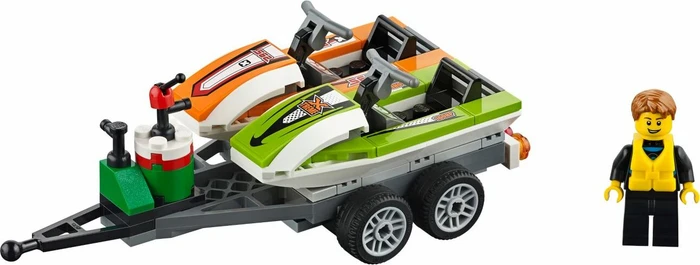 LEGO City Starke Fahrzeuge - Geländewagen mit Wasserfahrzeugen