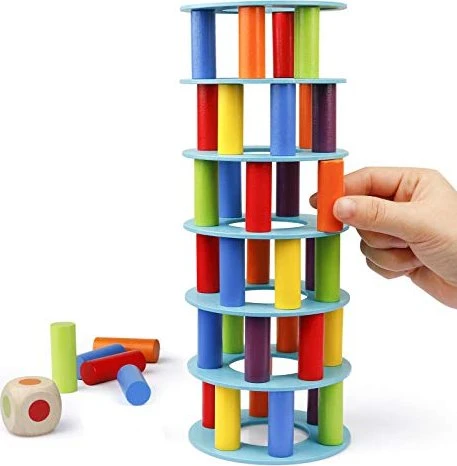 Coogam Stapelspiel Holzturm