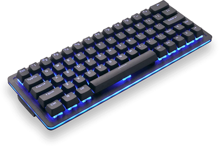 Mountain Everest 60, LEDs RGB, hot-swap, Midnight Black, Linear 45, USB, DE