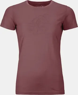 Ortovox 120 Tec Lafatscher Topo Funktionsshirt kurzarm (Damen)