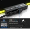 Titanwolf Global Lightning RGB XXL Gaming-Mauspad, 800x300mm, schwarz/gelb Vorschaubild